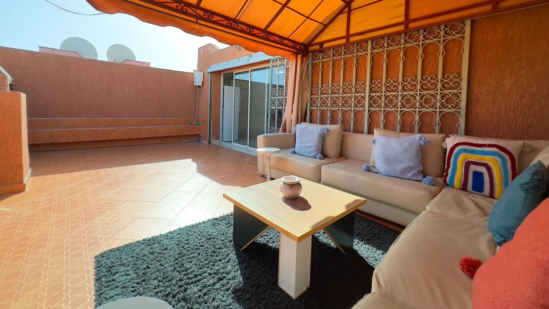 Rare ! Duplex Avec Vue Sur Les Toits De Marrakech Apartment Marrakesh